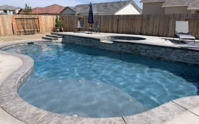 Free Form Pool and Spa